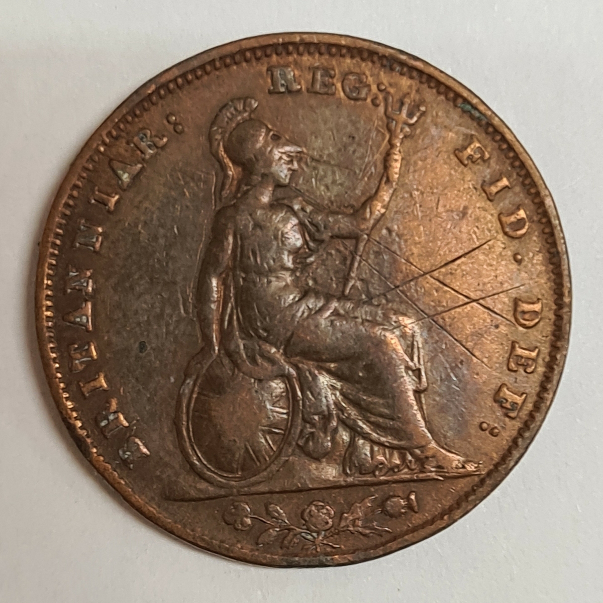 3 mynt från Storbritanien/England.
Farthing 1847
Farthing 1859
Farthing 1851