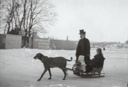På tur ved Frogner, 6. januar 1905