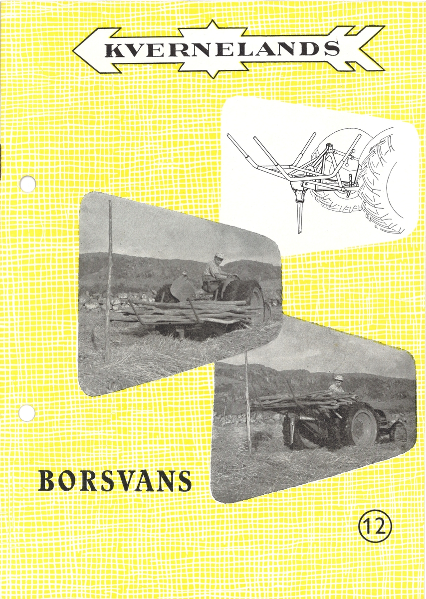 Reklame for Kvernelands Borsvans.