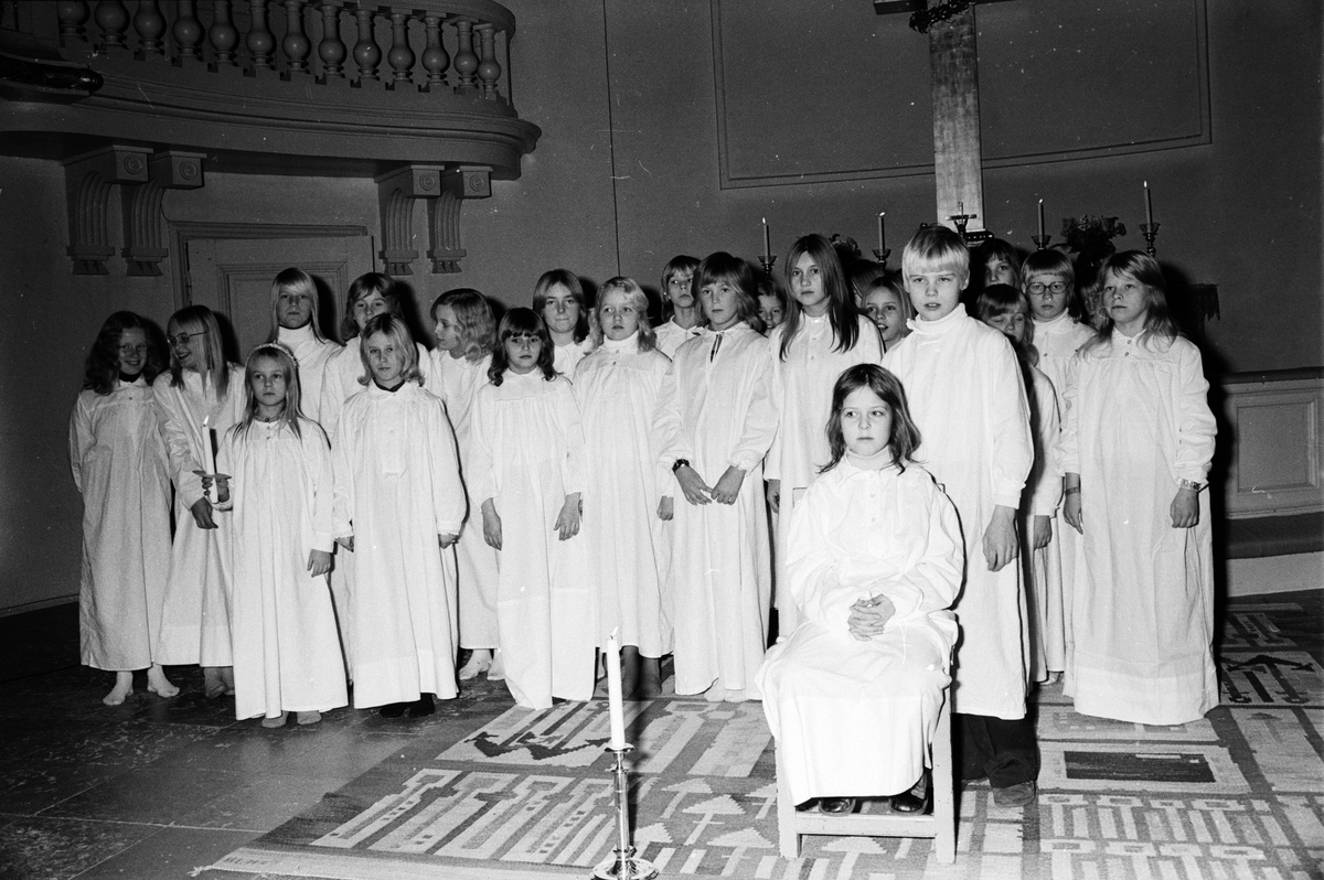 Ny barnkör, Söderfors kyrka, Uppland, 1972