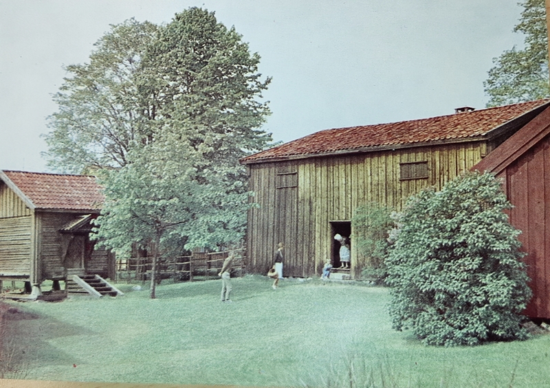 Postkort av Østfoldtunet, antagelig fra omkring 1958. 