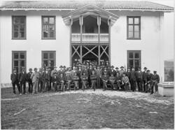 Sigdal Venstre-forening, 1902-04. Fotografert ved borgerstua