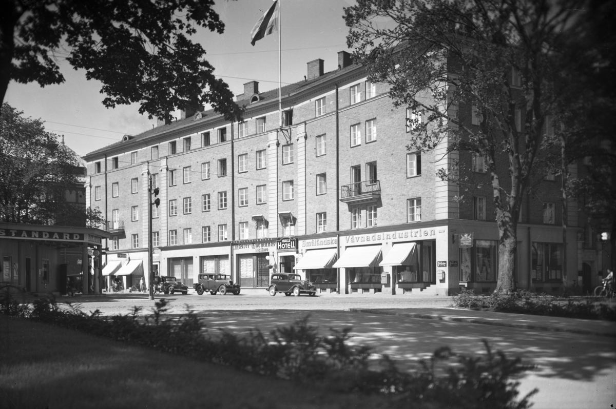 Bebyggelse i kvarter Jätten, Västra Storgatan - Kapellgatan i Jönköping.