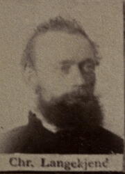 Pukkverksarbeider Christian T. Langkjend (1854-1911) (Foto/Photo)
