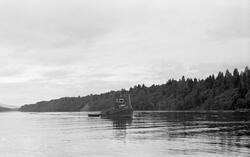 Slepebåten Willy under «sluttrensken» i 1954, altså den pros