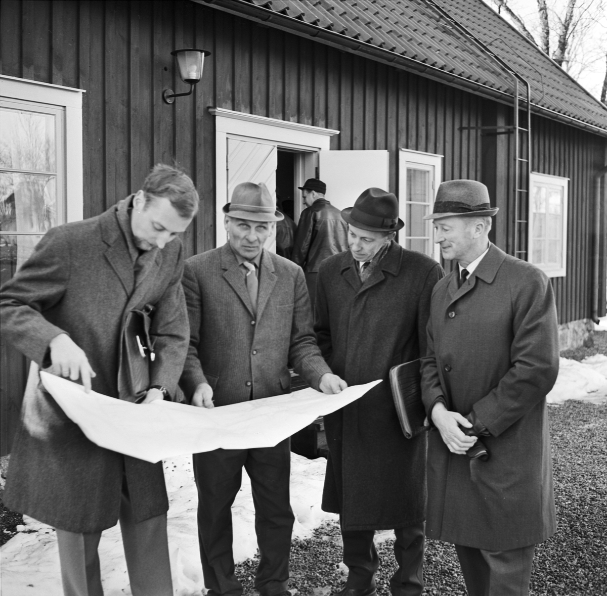 Vägförening i Griggebo har upphört, Uppland 1968