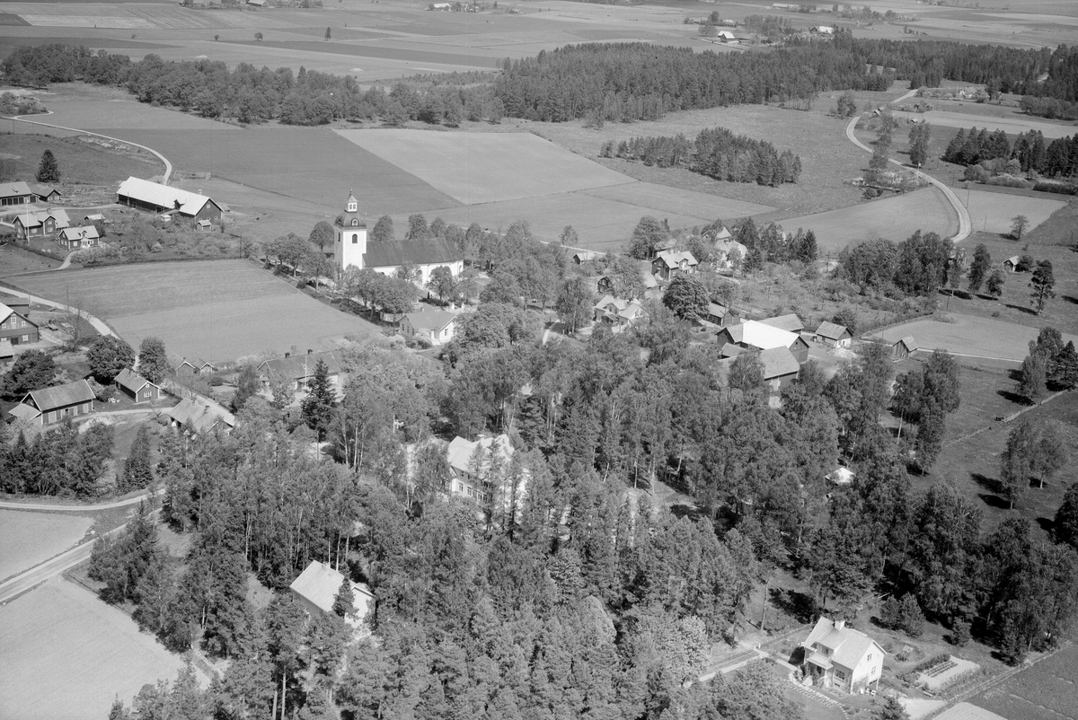 Flygfoto över Rappestad 1955.