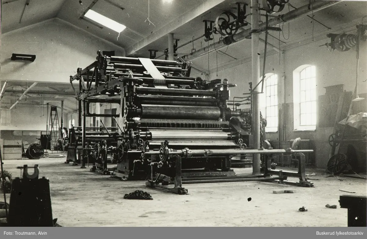 Maskinhallen til NAPI fabrikken 1943-1946 