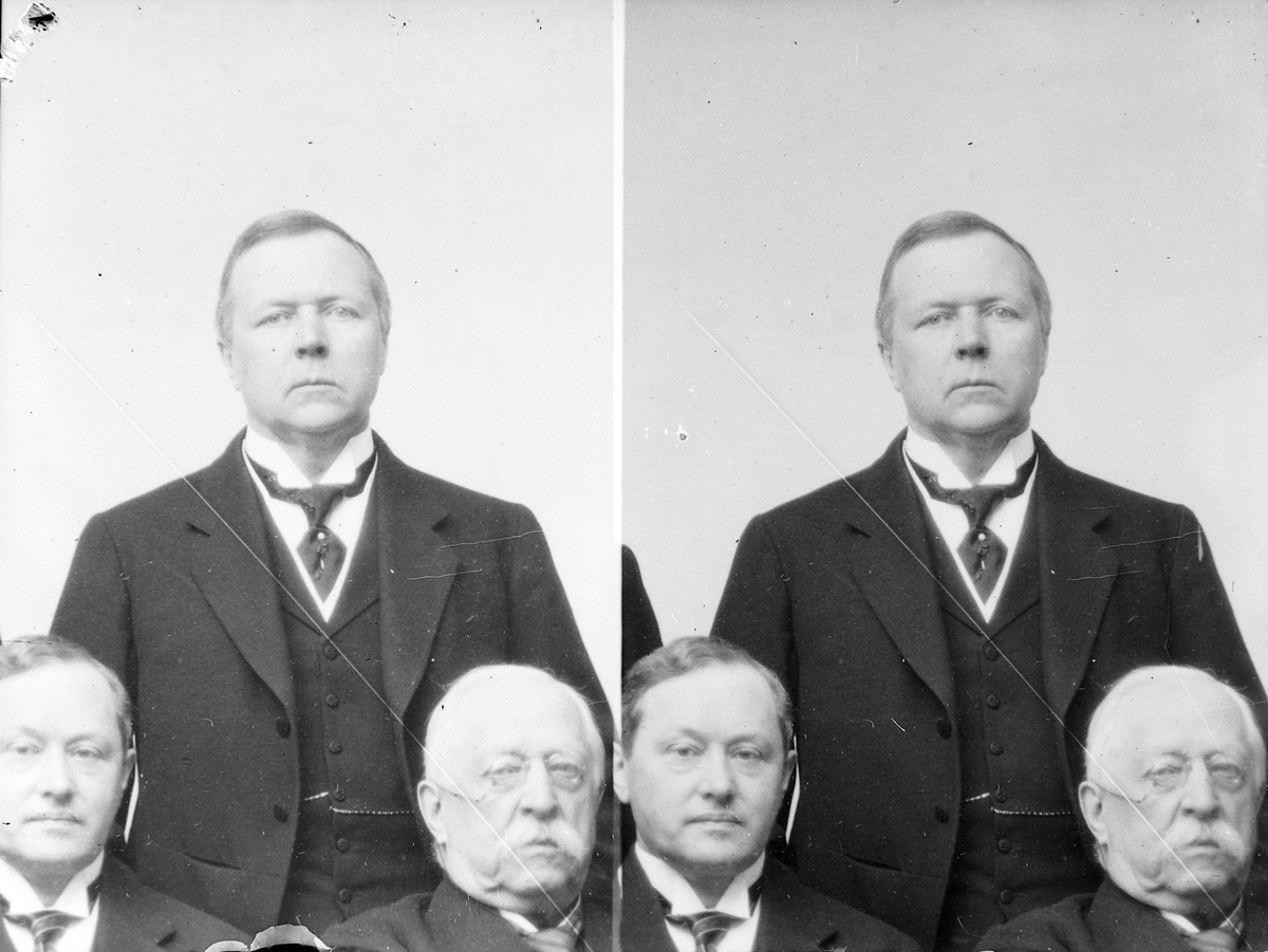 Forhenværende statsminister Johan Ludwig Mowinckel (kopiplate)