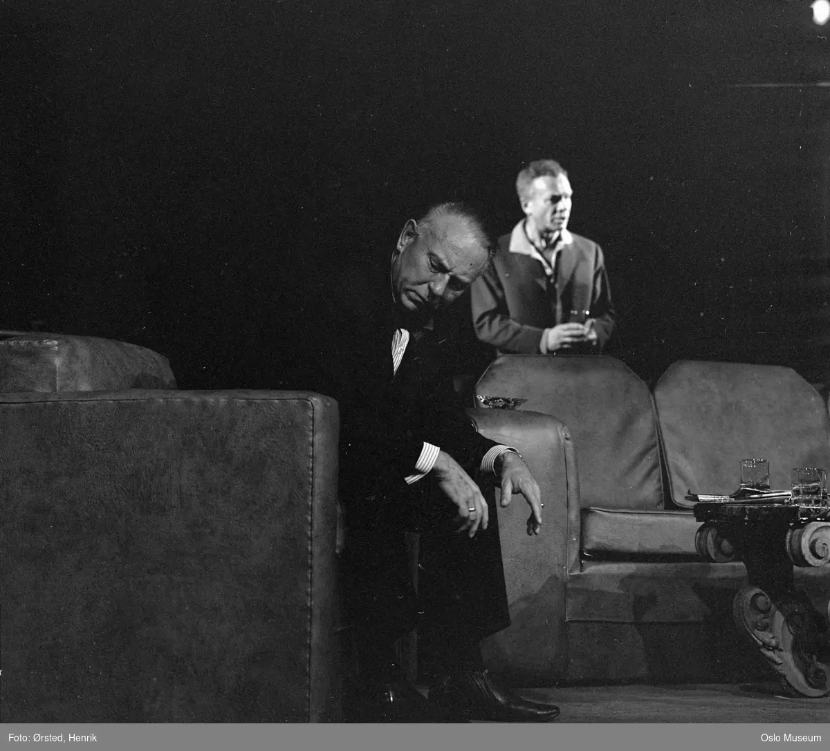 Nationaltheatret, sceneprøve, "Balansegang" av Edward Albee, skuespillere