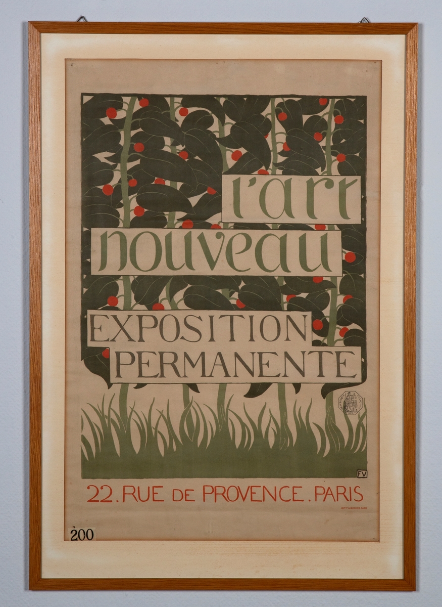 Reklame for Samuel Bings kunsthandel l'Art Nouveau.