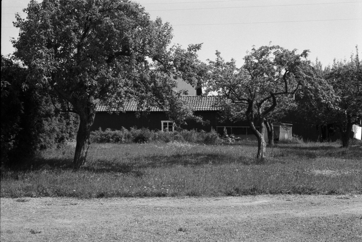 Garage och uthus, Uggelsta 4:1, Åkerby socken, Uppland 1983