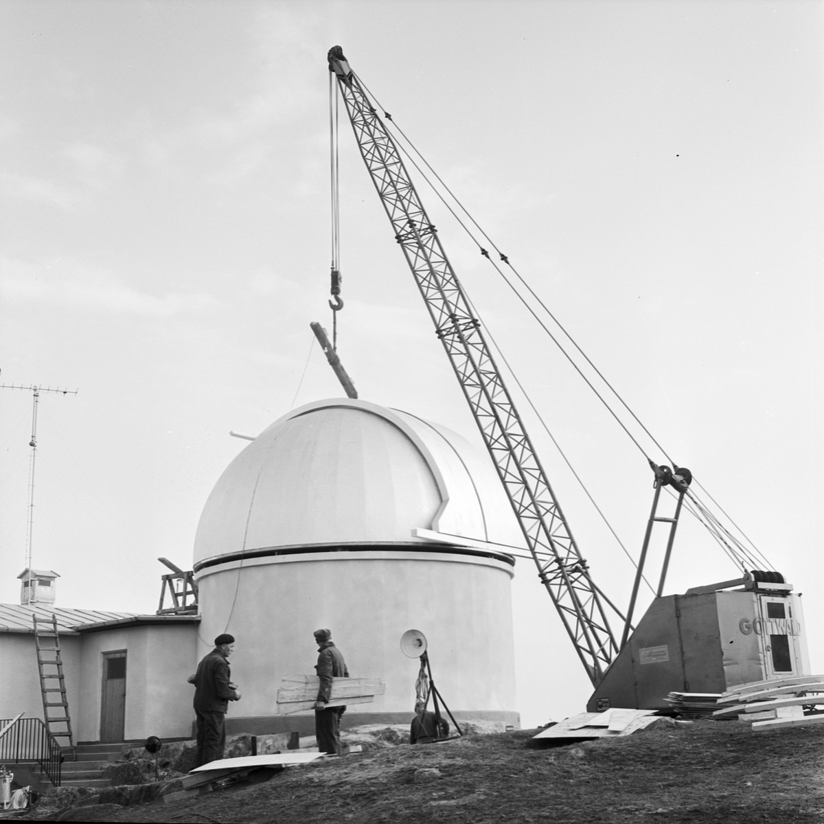 Astrogeodetiska observatoriet, Uppsala 1962