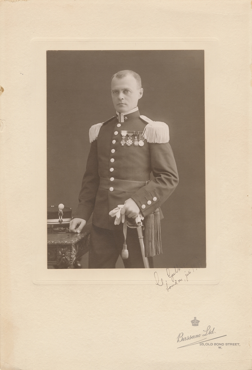 Porträtt av C. Gulbransen, major i norska armén.