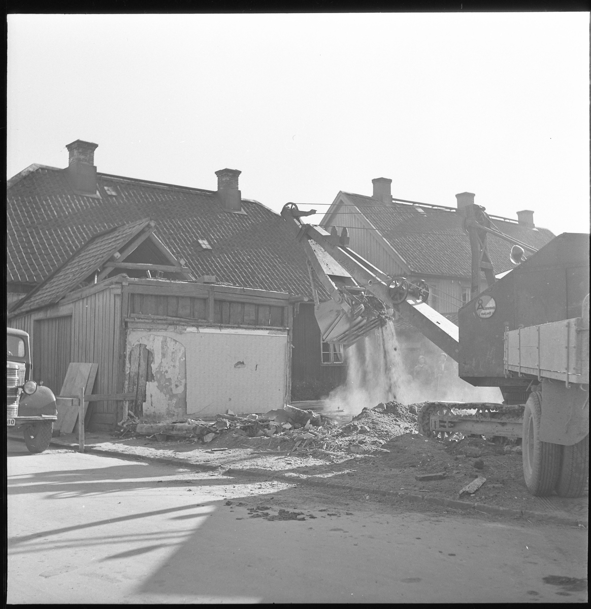 Drottninggatan, kv Jägaren. Nov 1950