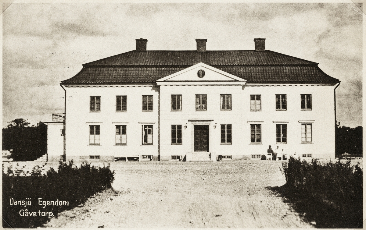 Dansjö herrgård, Lekaryd, 1933.