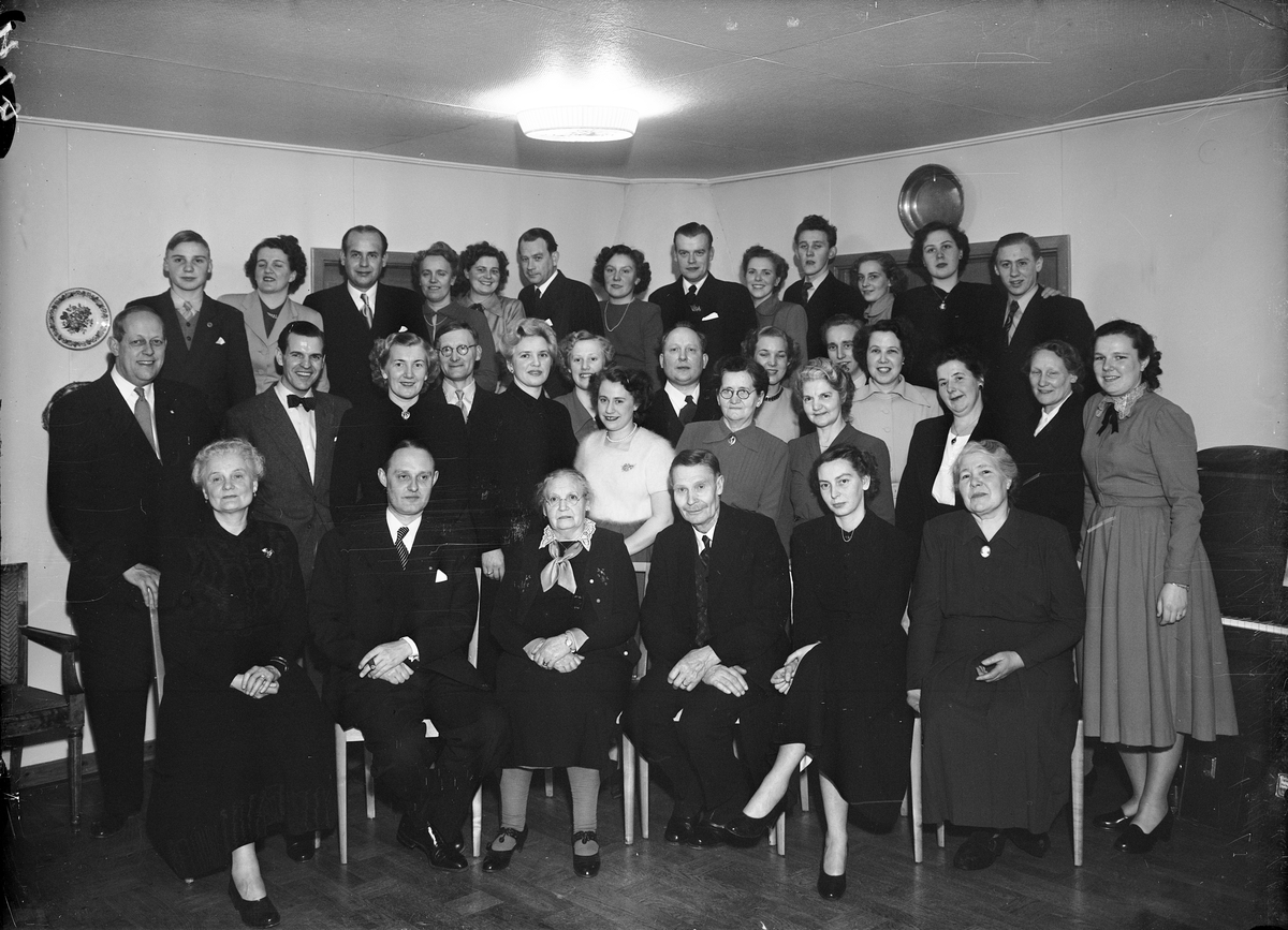Anställda på Ågren & Karell, Uppsala 1950