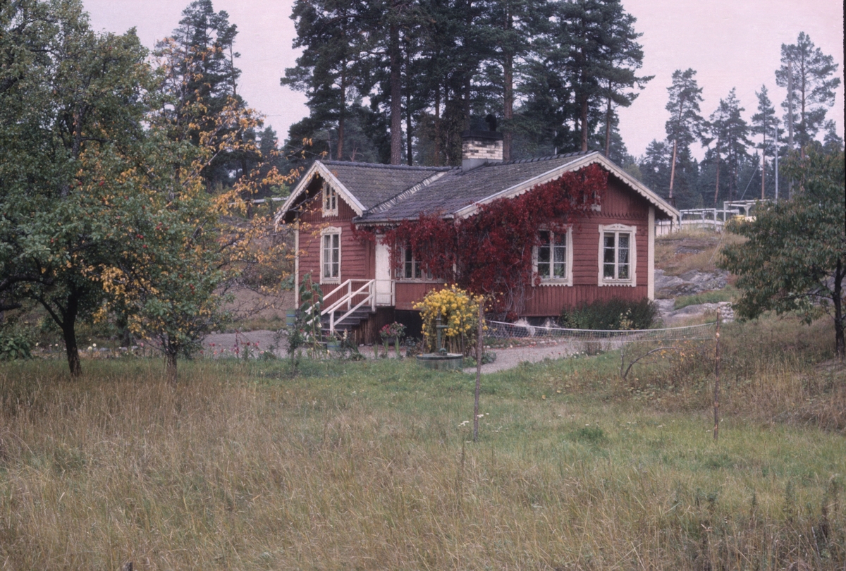 Skogvaktartorp. Byggt för skogvaktare Larsson omkring år 1895. Senare innehavare skogvaktare Bergvall sedan den 11 augusti 1911. /Noterat av Torsten Rolf 1964.
