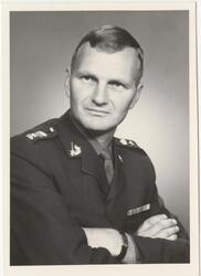 Porträtt av major Stig Barke.