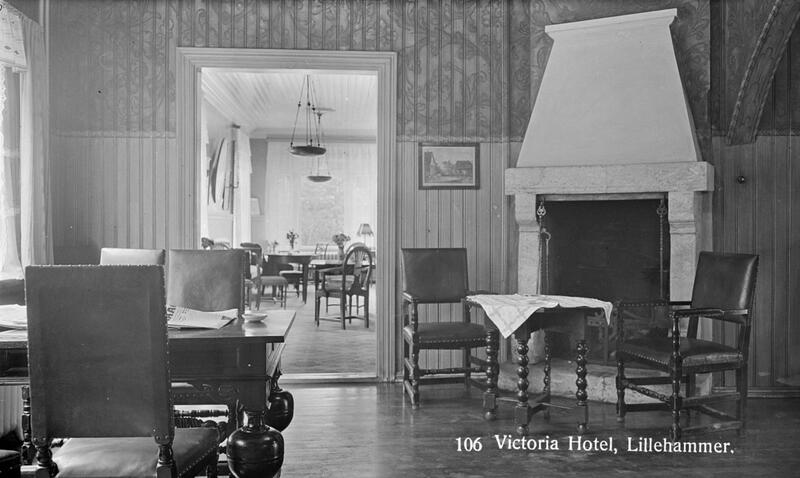 Victoria Hotel, Lillehammer, ca. 1924-37. Foto: Maihaugen. (Foto/Photo)