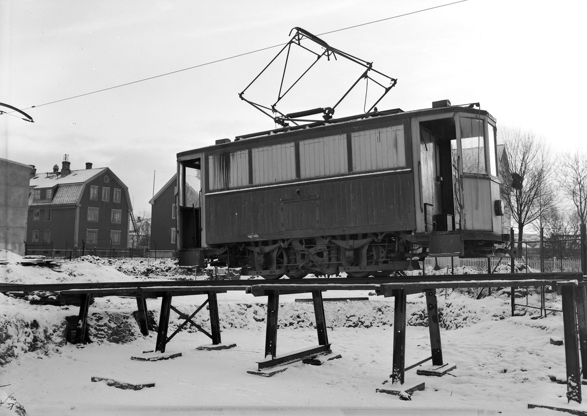 Sporrensevogn tilhørende Trondheim sporvei