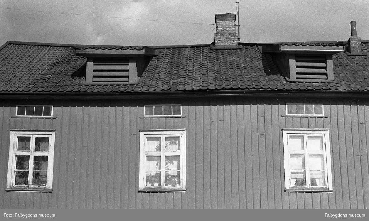 Byggnadsinventering 1972. Kemisten 6, mot Köttorget övervåning.