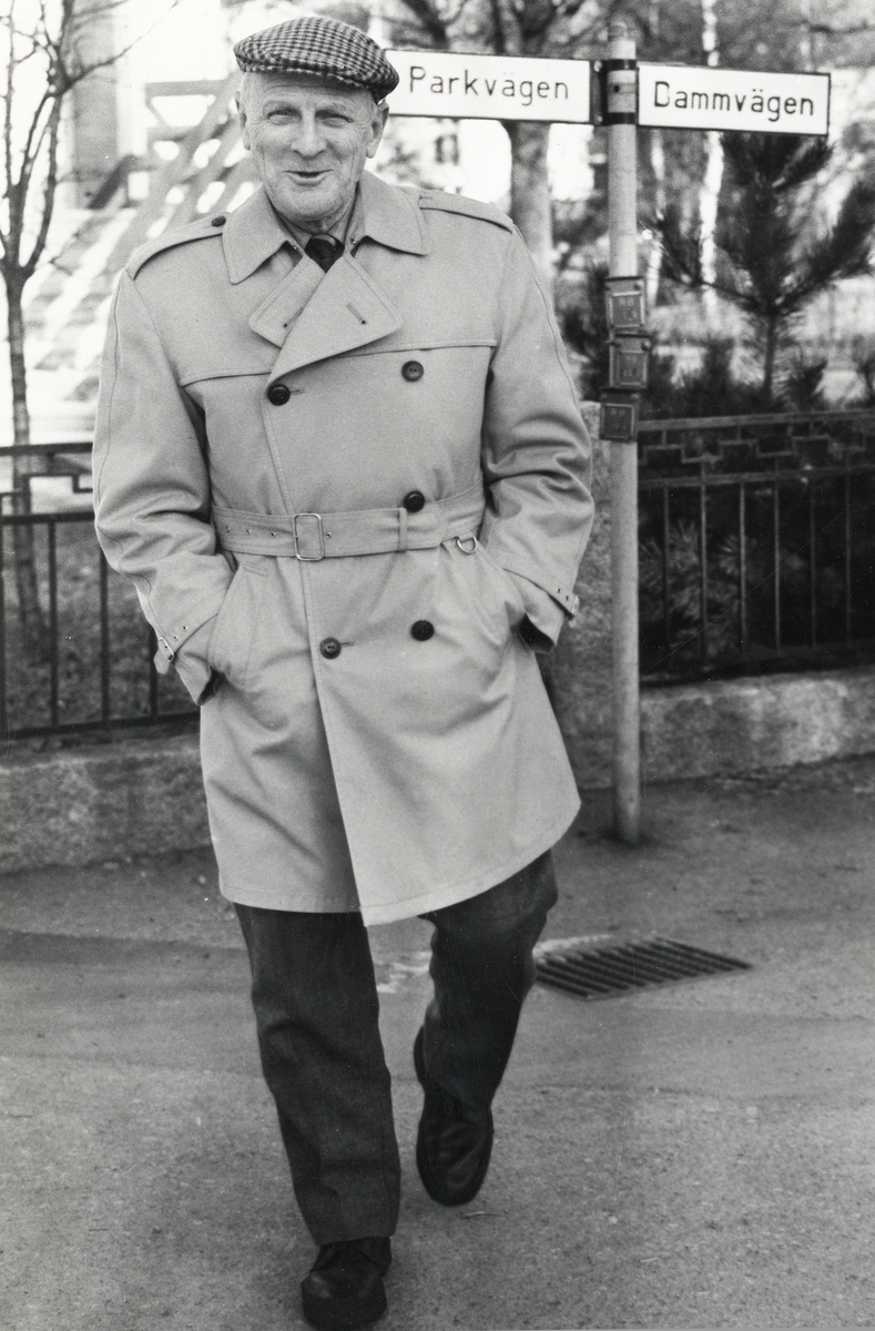 Stig Svensson, ordförande i Östers IF, Växjö, ca 1968.