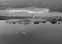 Flyfotografi fra Vesterenga velteplass i Elverum. Denne velt