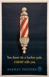 You Know It´s a Barber Pole [Reklameplakat]
