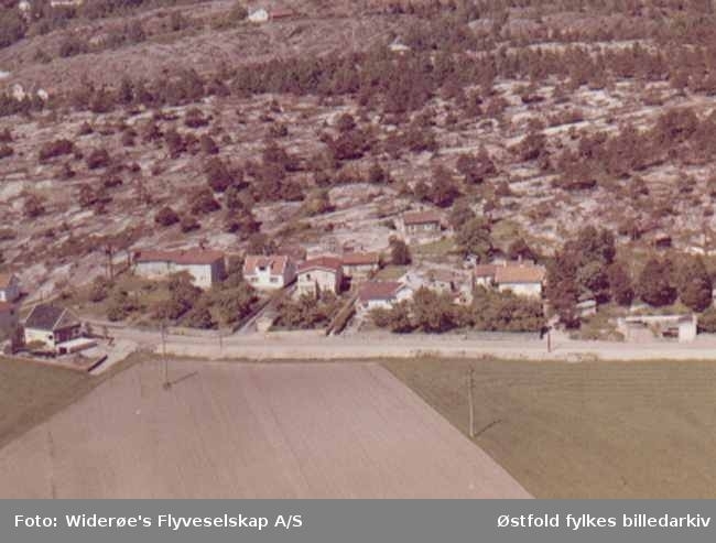 Flyfoto av boligområde, Yven i Tune.