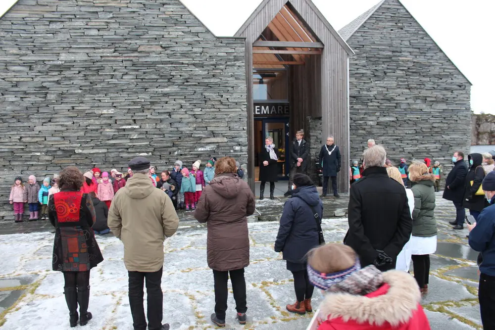 Opning av Taremare på Kystmuseet i Øygarden 7. desember 2021.