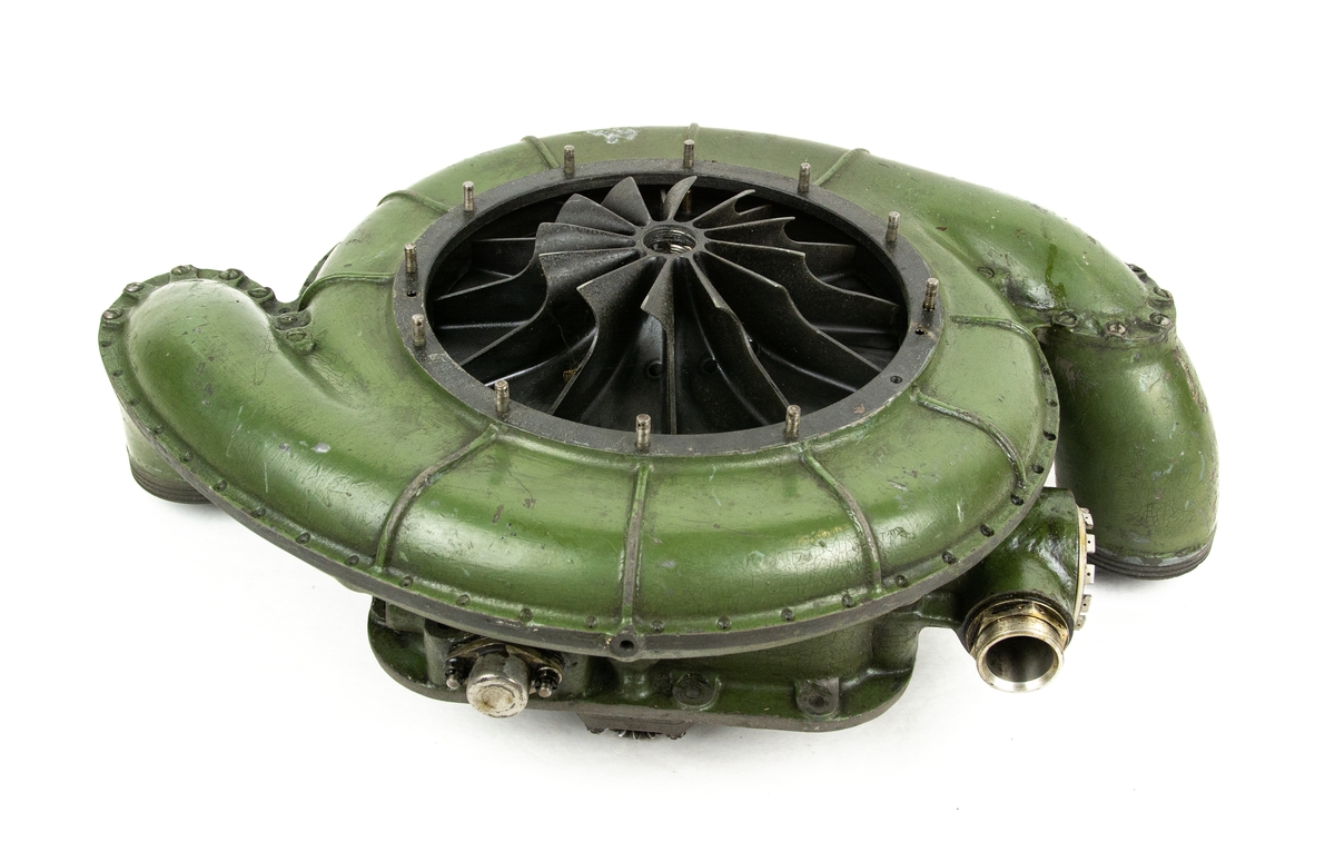 Kompressor i motor IF Delta RC 35, till flygplan B 16 Caproni.