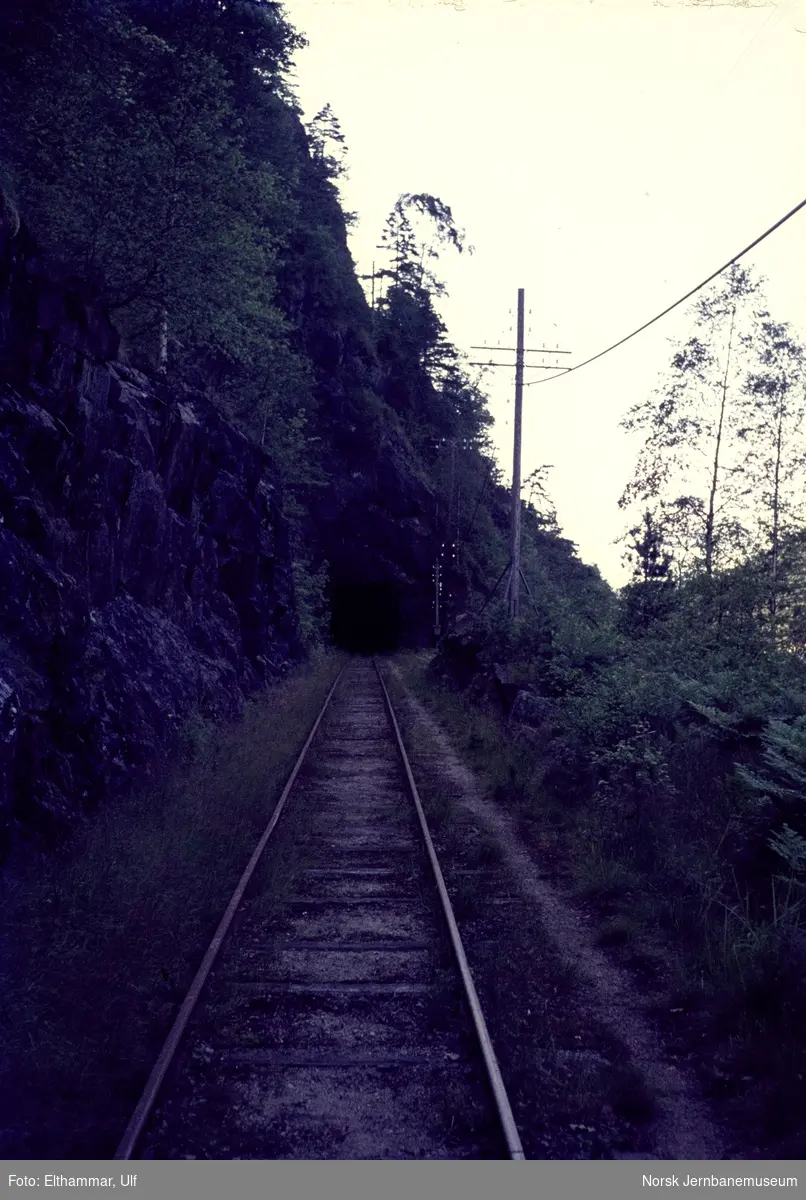 Løyning tunnel på Setesdalsbanen