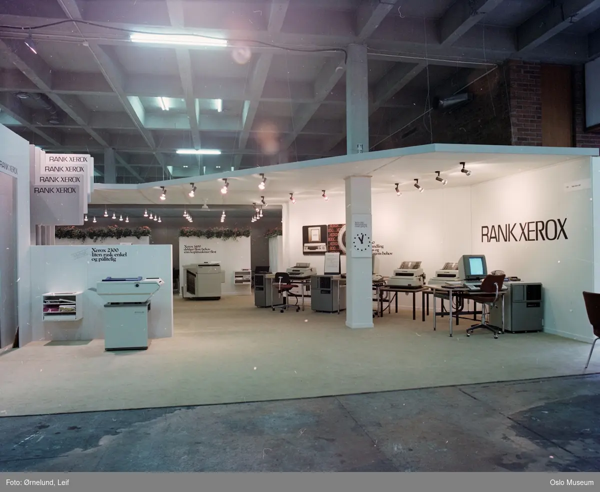 Norges Varemesse, utstilling av Rank Xerox kopimaskiner