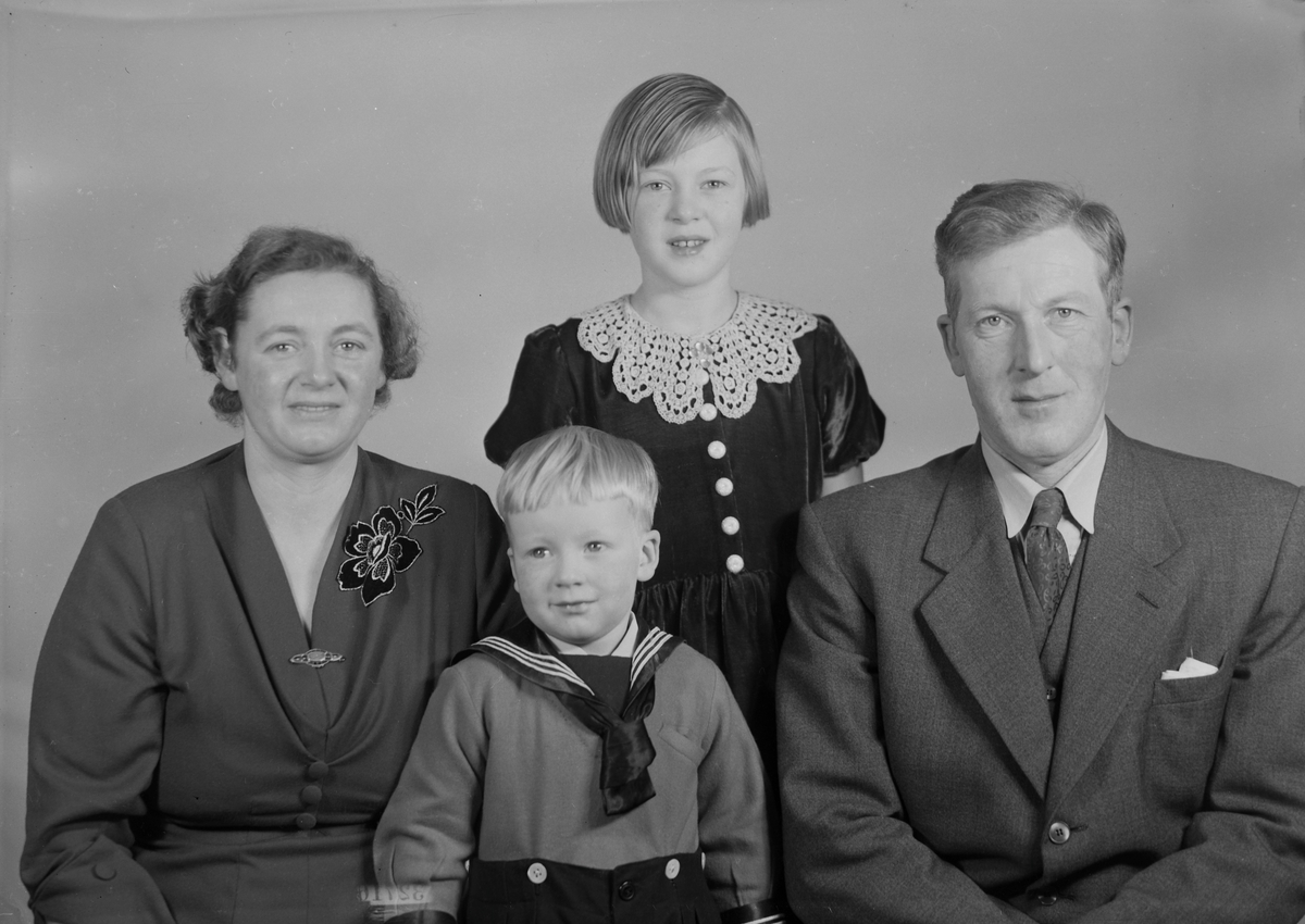 Karl Grongstad med familie