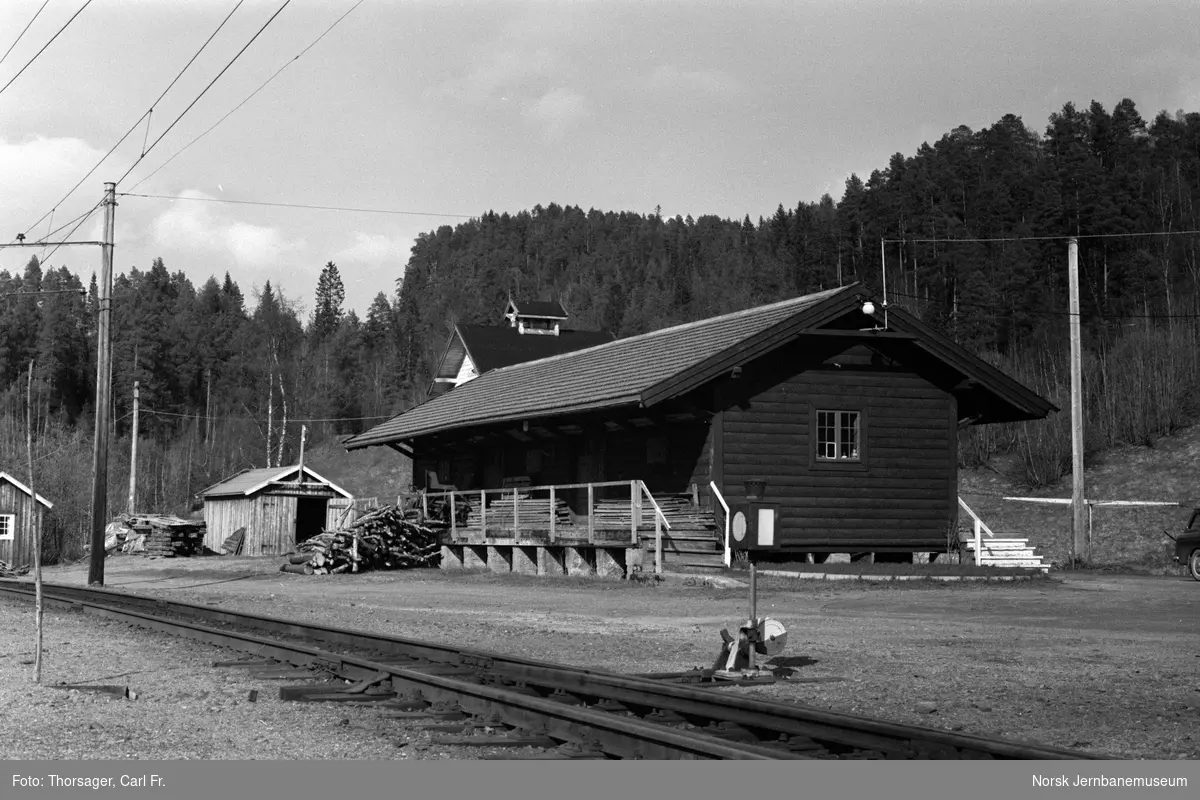 Godshuset på Svorkmo stasjon på Thamshavnbanen