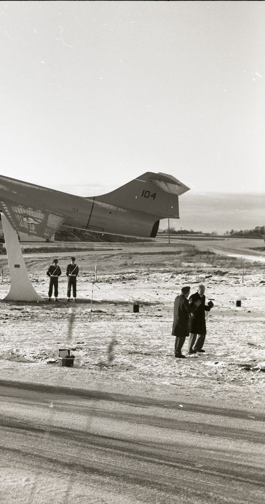 Avduking av Starfighter ved Bodø flystasjon - Norsk Luftfartsmuseum ...