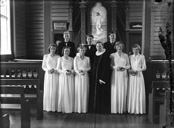 Konfirmantane i Sira kyrkje i 1953, Eresfjord..