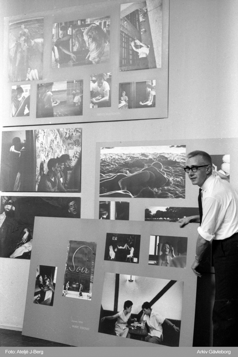 Magnum fotoutställning på museet, 1964
