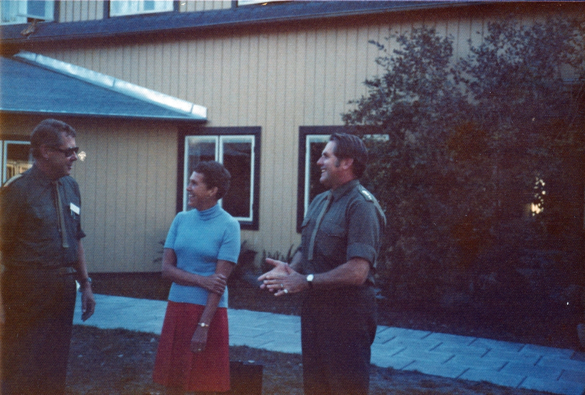 Underhållsfältövning på Gotland 1975.