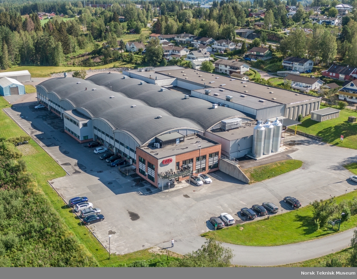 ELKO-fabrikken på Sporpind i Åmot, Modum, 2019