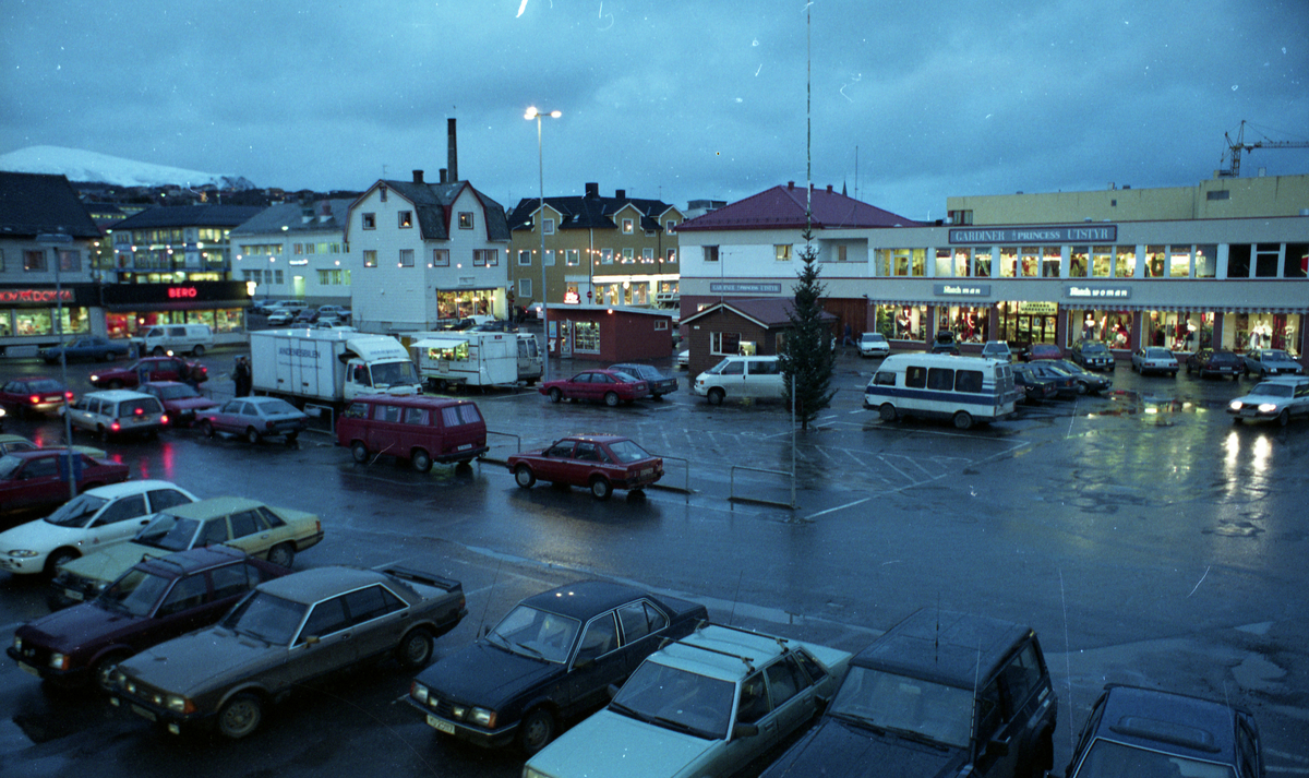 Torget på Sortland, desember 1992