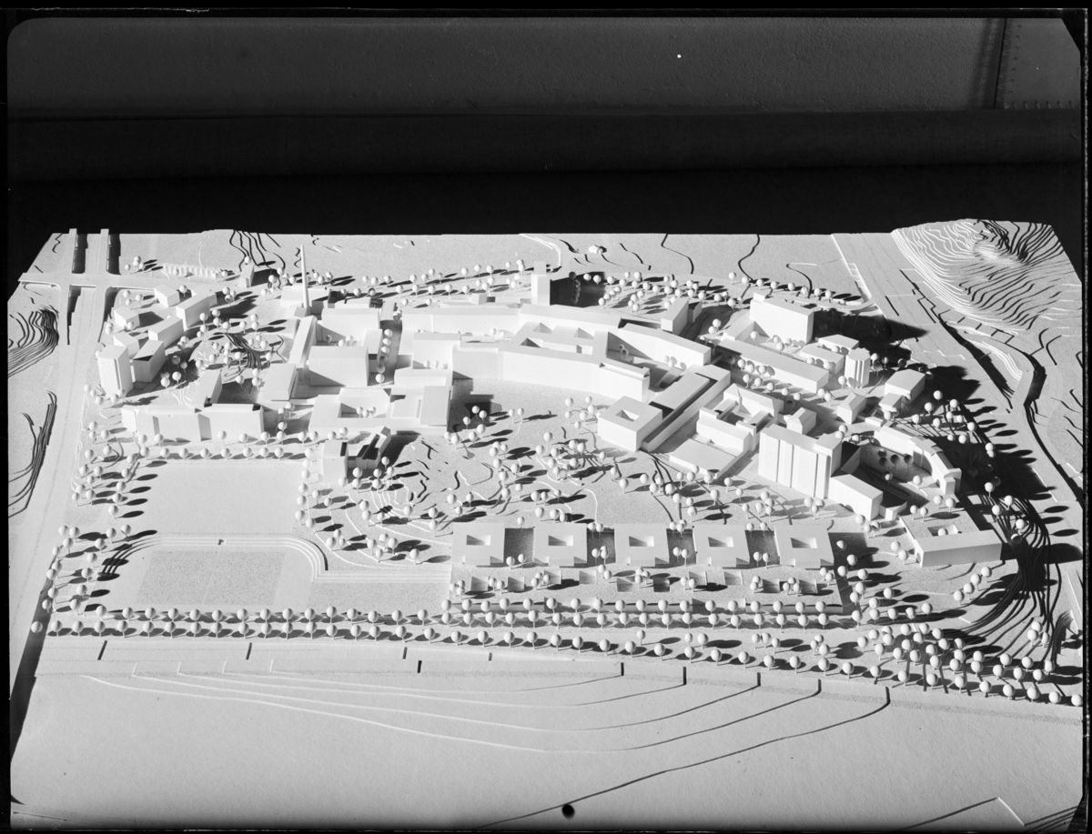 KAROLINSKA SJUKHUSET, MODELL ArkDes / DigitaltMuseum