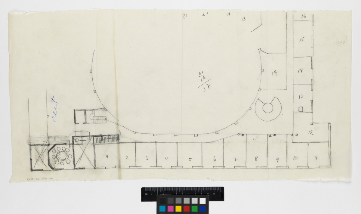 Ritning - ArkDes / DigitaltMuseum