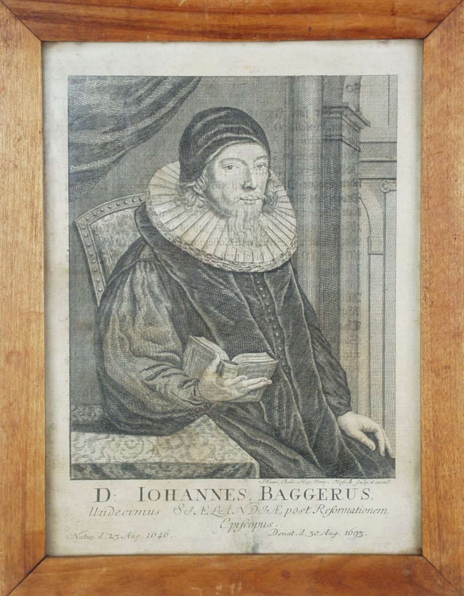 Portrett av biskop Johannes Baggerus.
