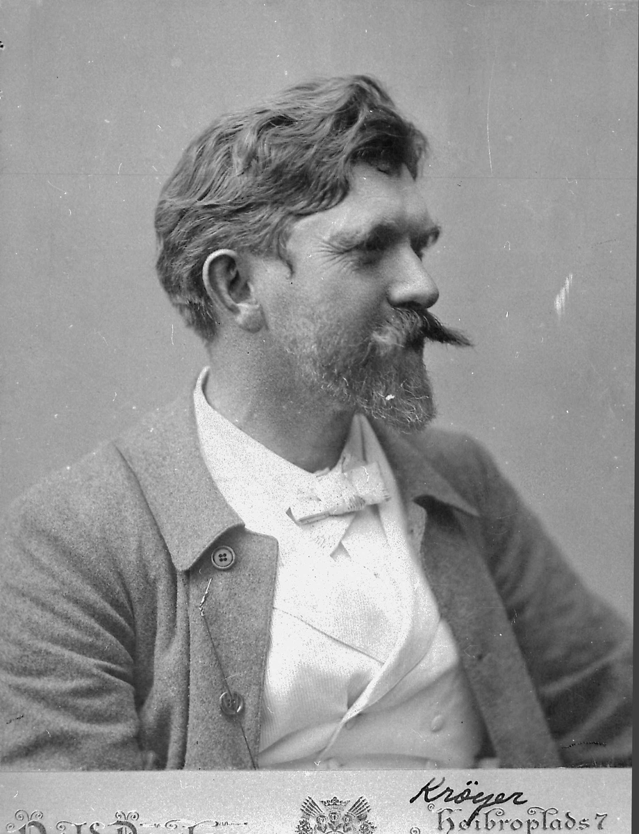 Kunstner, bart, mann, P.S. Krøyer