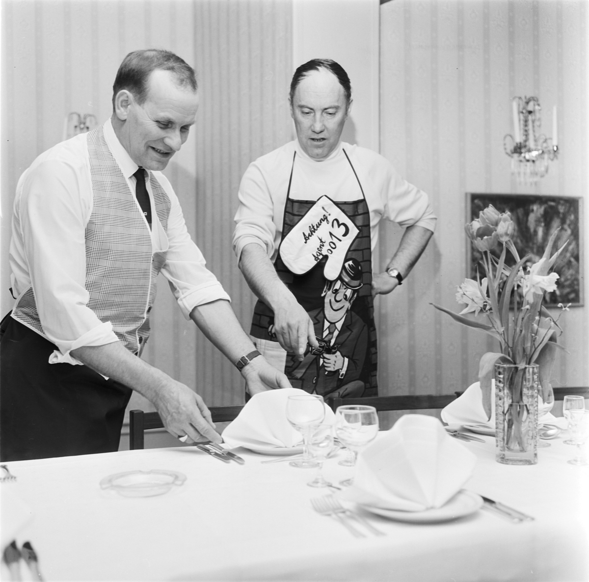Matlagningskurs på Gästis, Tierp, Uppland 1969