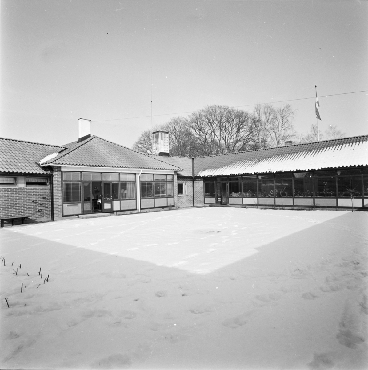 Bälinge pensionärshem, Uppland 1957
