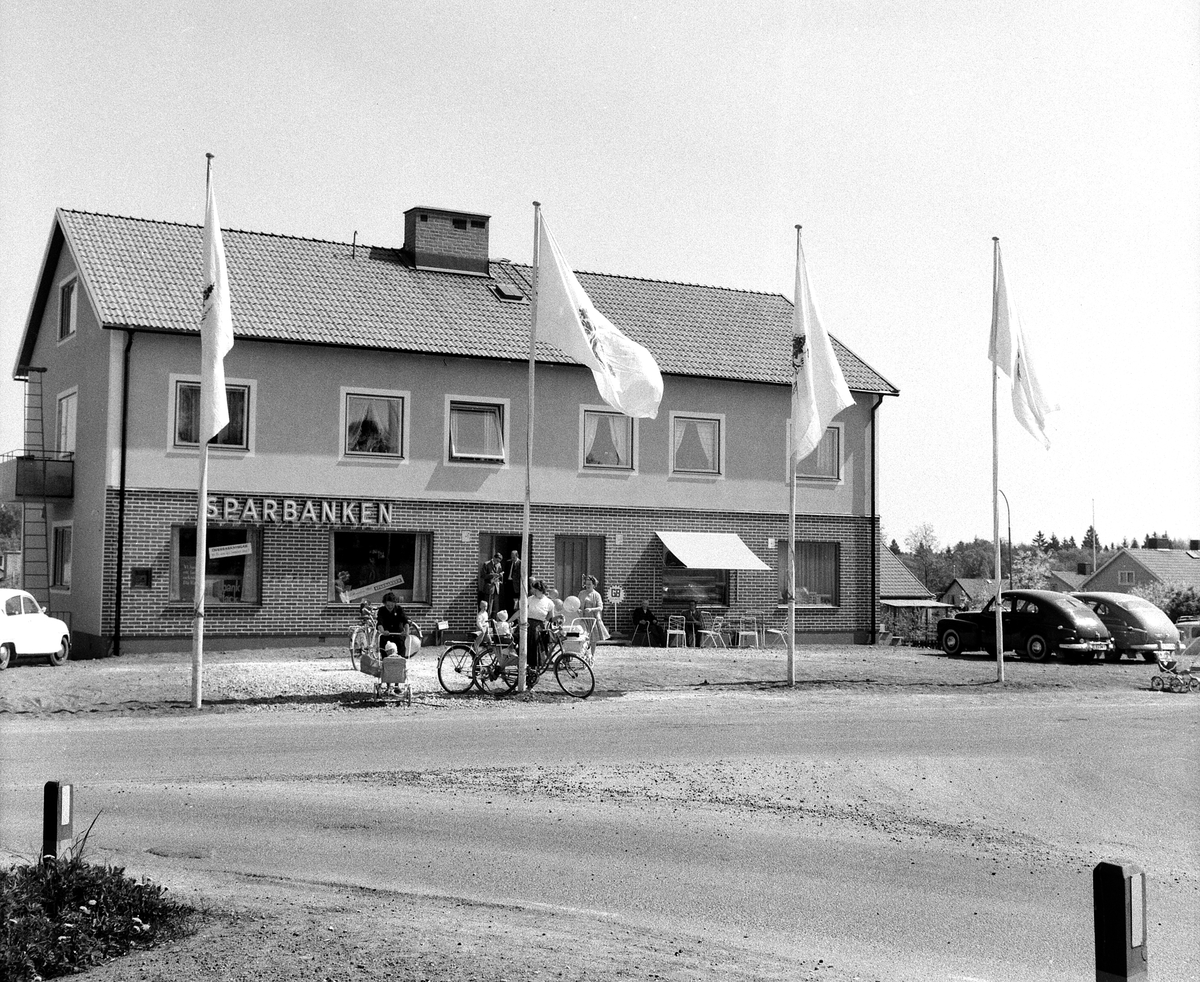 Invigning av Sparbankens nya kontor i Malmslätt 1962.