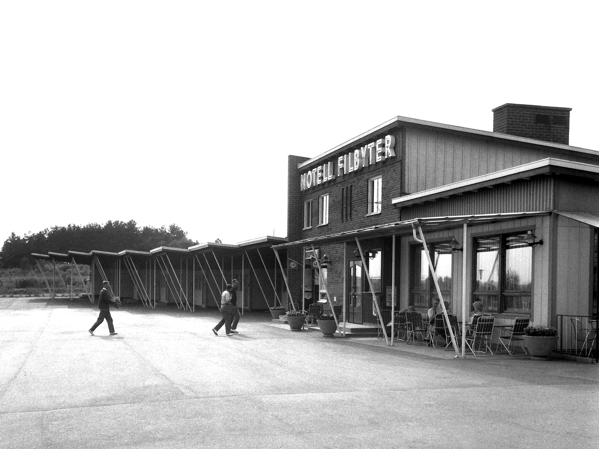 Motell Filbyter i Tallboda, 1964.